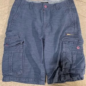Hurley blue cargo shorts